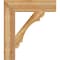 Ekena Millwork Olympic Block Rough Sawn Bracket, Western Red Cedar, 6"W x 28"D x 32"H BKT06X28X32OLY05RWR - alternate 3
